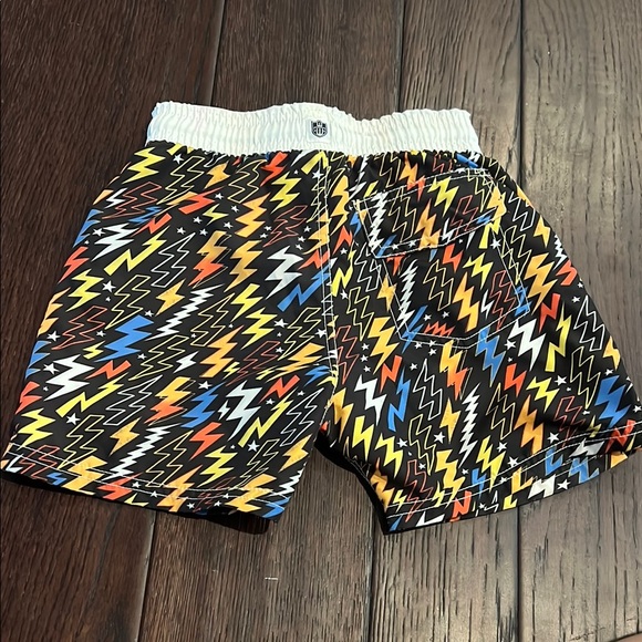 Kids Lightning Bolt Swim Trunks - Picture 4 of 4
